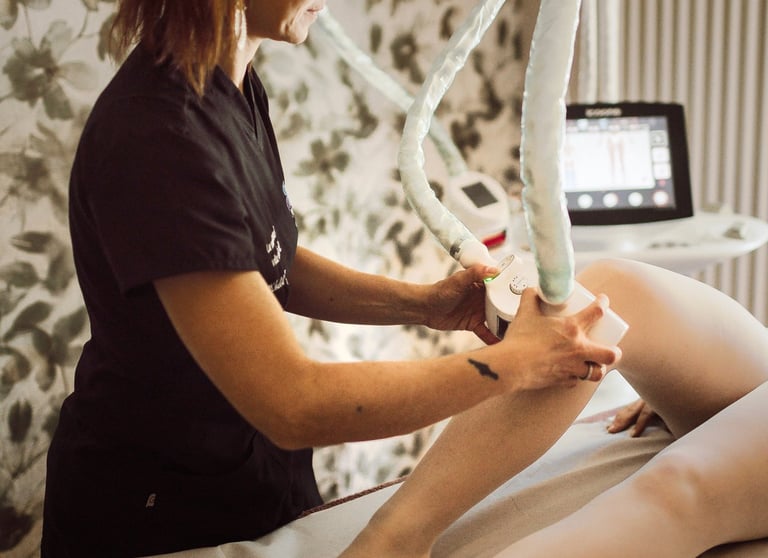 Effetto drenante del trattamento Icoone per gambe leggere e riduzione del gonfiore