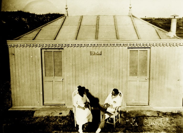 Cabanon en bois les fots denneville plage