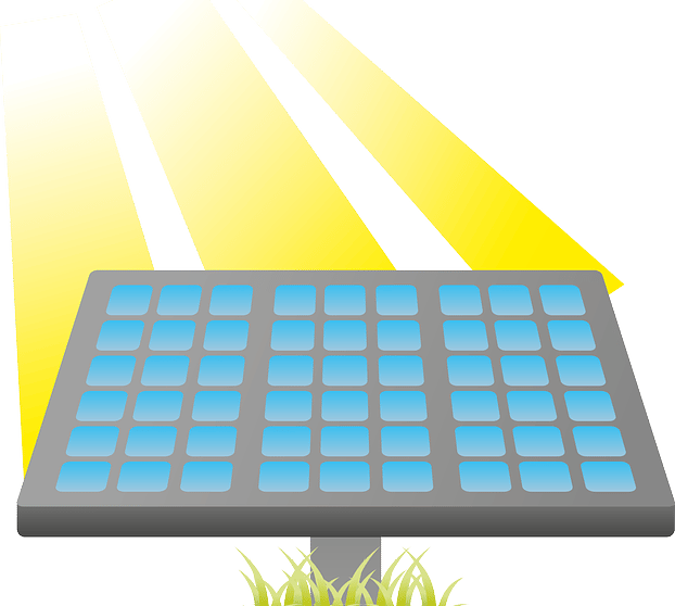 Solar Panel In Sun
