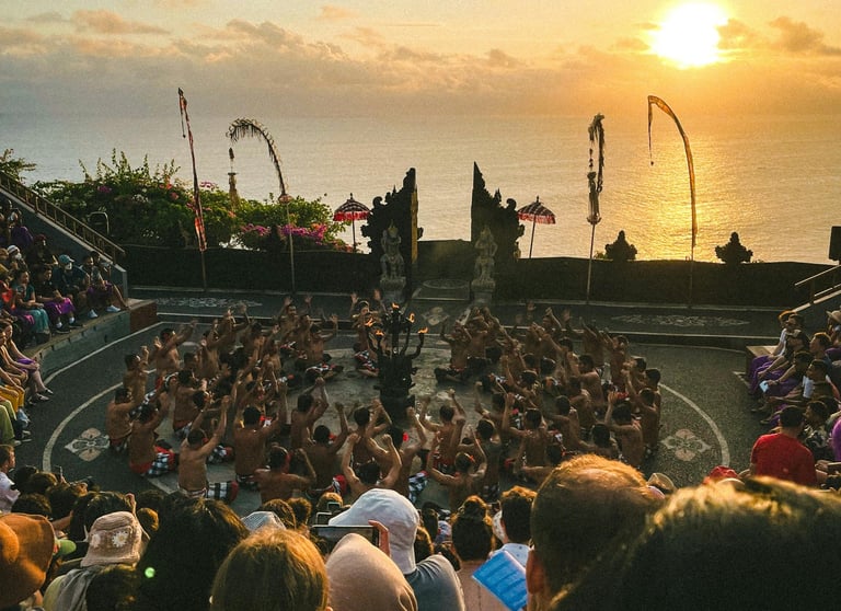 Kecak Dance performance at Uluwatu Bali