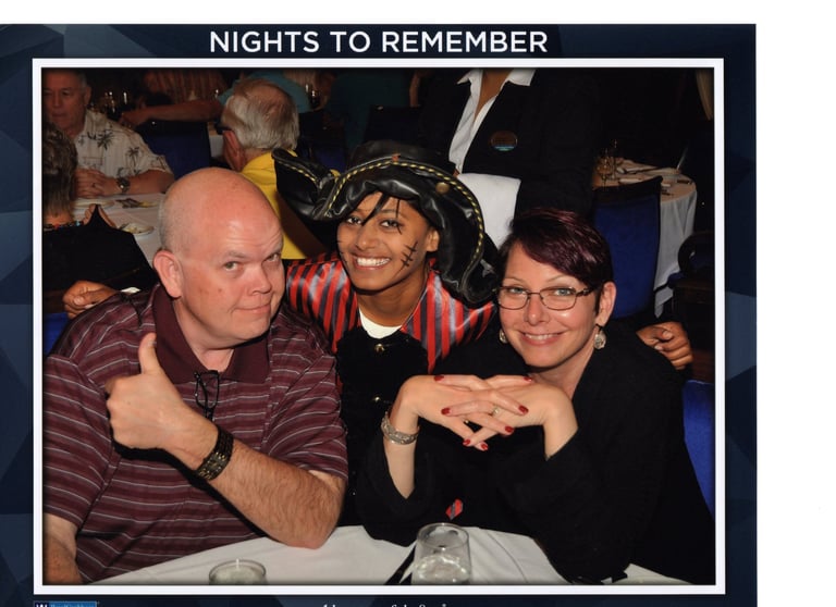 In the Dining Room on Adventure of The Seas