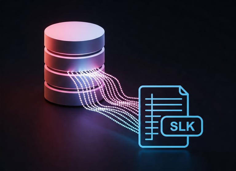 Icon for the article on generating SLK files from an Oracle database