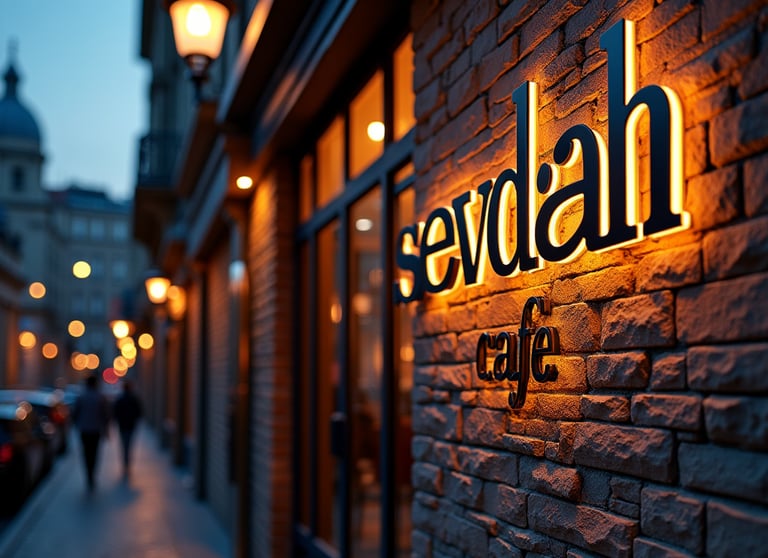 Primjer Svjetleće/sjajne reklame