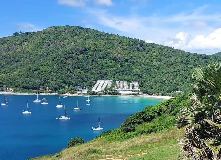 thailand phuket best viewpoints windmill nai harn beach