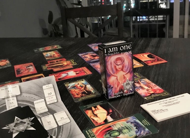 Tarot psychic reading Los Angeles CA I Am ONE Tarot deck cards