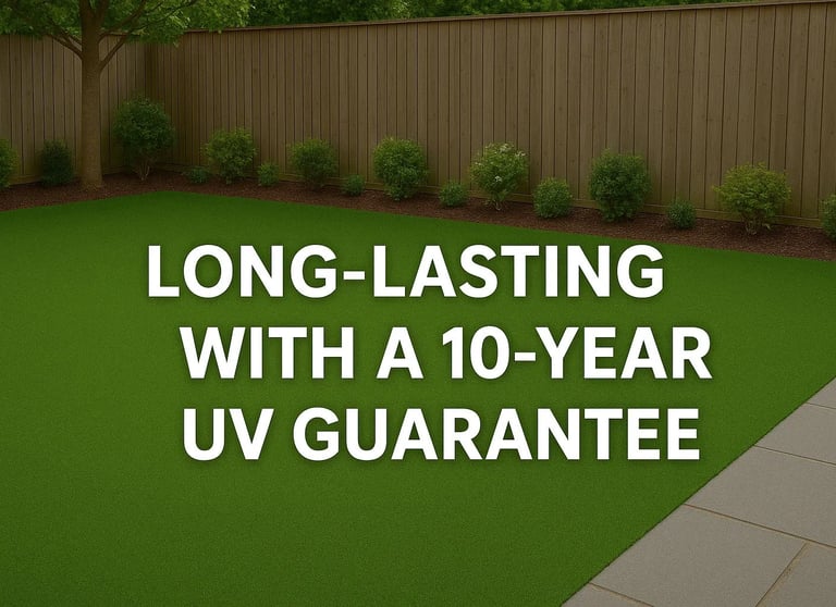 Artificial grass Berkshire – long-lasting lawn with 10-year UV guarantee