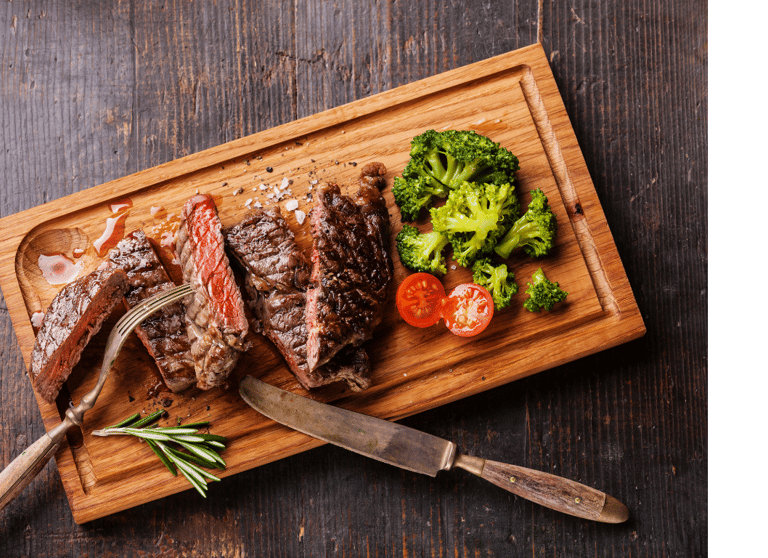 Keto Garlic Butter Steak With Broccoli