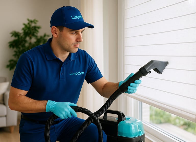 Limpeza de persianas