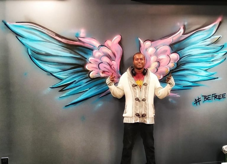 Barth Le Sablier graffiti  be free