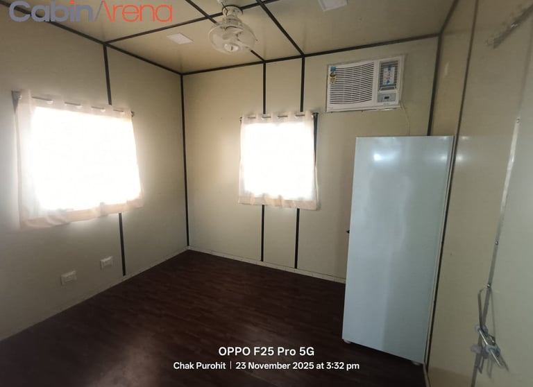 CabinArena Portable Office Cabin Interior View