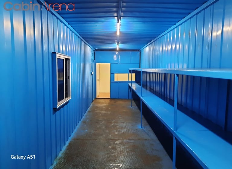 CabinArena Portable Storage Cabin Inside View