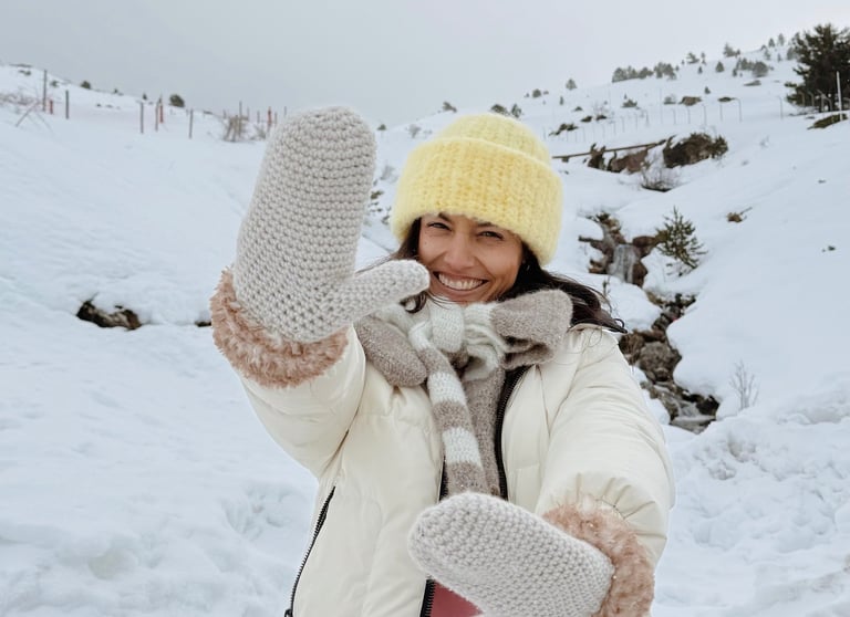 Patron crochet manoplas 