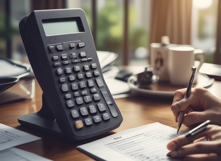 A sign with the word 'TAXI' written in bold black letters on a white background. Below the word, there is an illustration of a person sitting with their knees up, depicted in a minimalist black silhouette style. Part of a vehicle is partially visible in the foreground on the left side of the image.