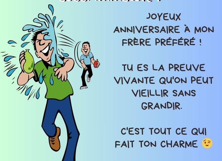 carte anniversaire pour homme humoristique