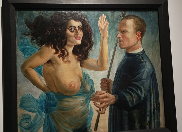 Self portrait with Muse.