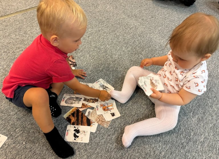 Lavinimo kortelės Gyvūnai ir jų kailis panaudojimas žaidimuose su mažais vaikais