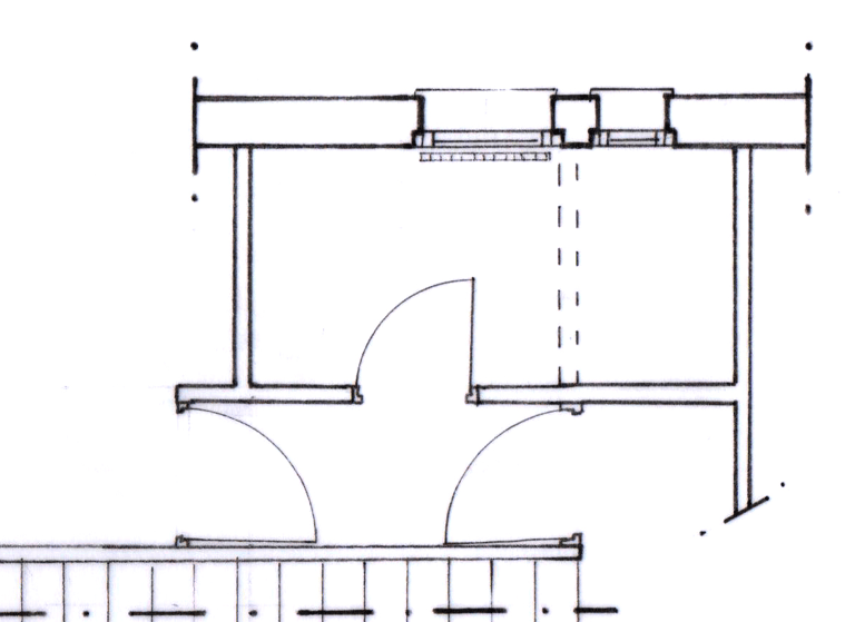 Maison G-T - Plan salle d'eau existant