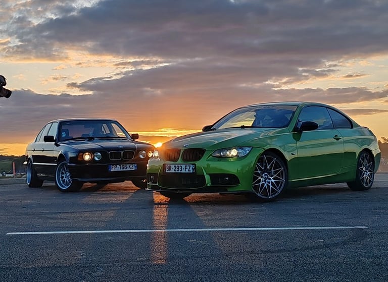 Photo amateur au téléphone BMW E39 & E92