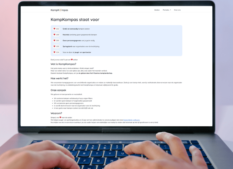 mock-up missie van KampKompas