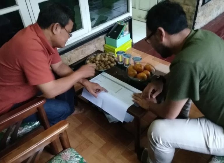 penjelasan gambar kerja kepada klien