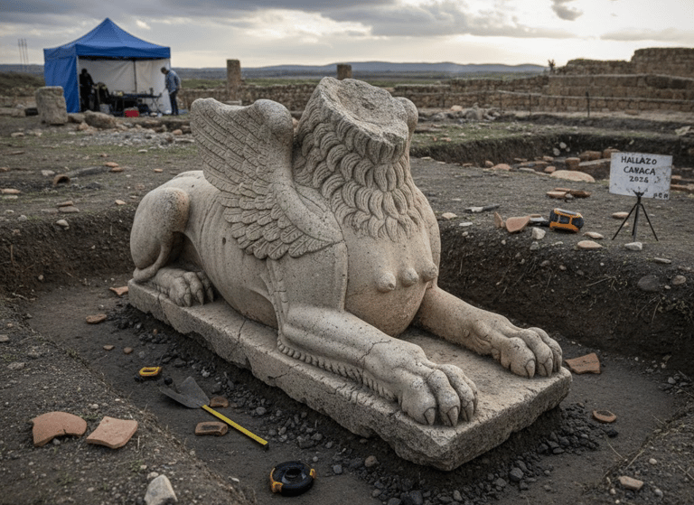 recreacion esfinge de caraca