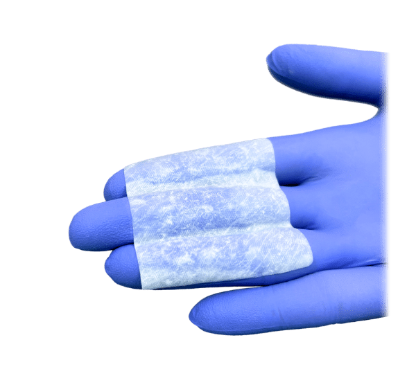 hydrated Resolve Matrix wound dressing