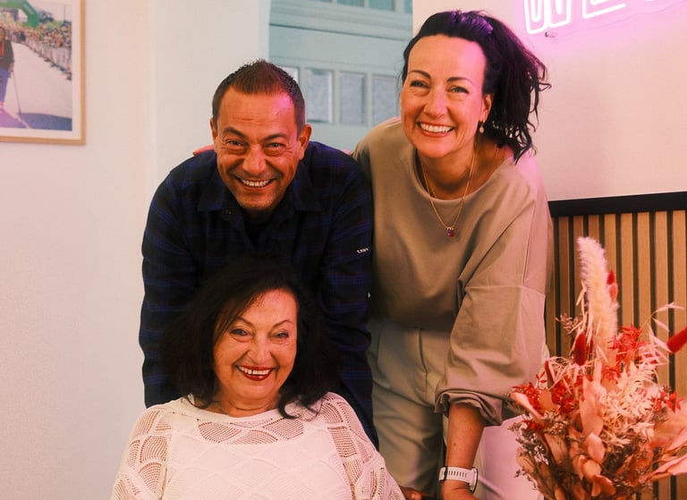 Alice, Felix and Kathrin Walchshofer, Challenge Roth and James Oswald Co