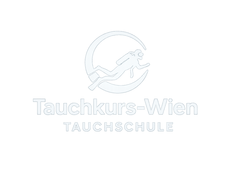 Tauchkurs Wien Weiss Logo