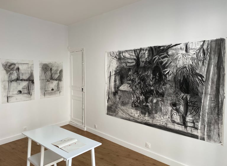 Galerie Maxime Allain Marine Bikard Partition du dehors