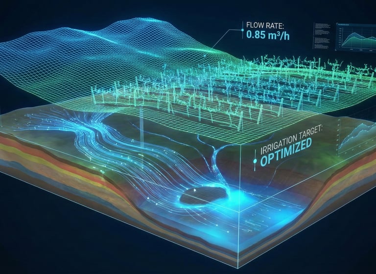 KWRYO, Digital Terrain & Hydrological Modeling