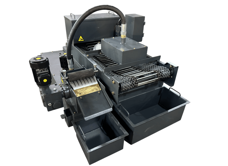 Paper band filter with dirty tank 