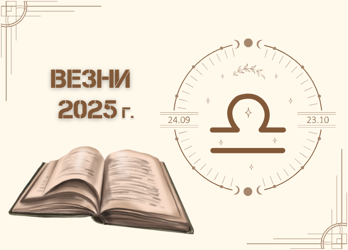 Астрологична прогноза - Везни 2025г.