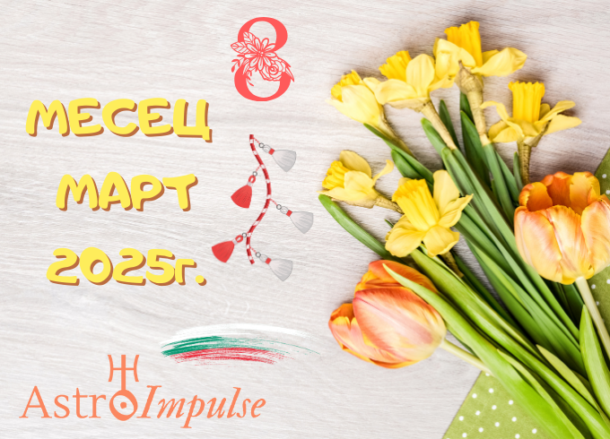 Астрологична прогноза Март 2025г.