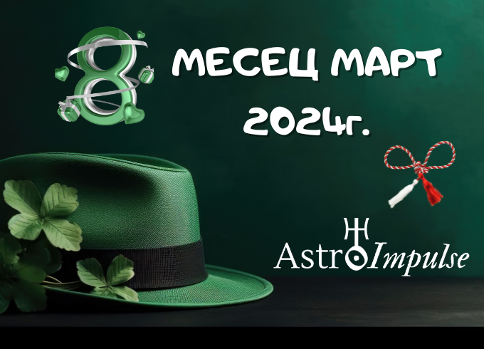 Астрологична прогноза Март 2024г.