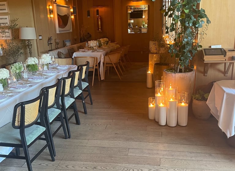 Private social event at Bird Streets, a private members club in Los Angeles by LB Event Consult