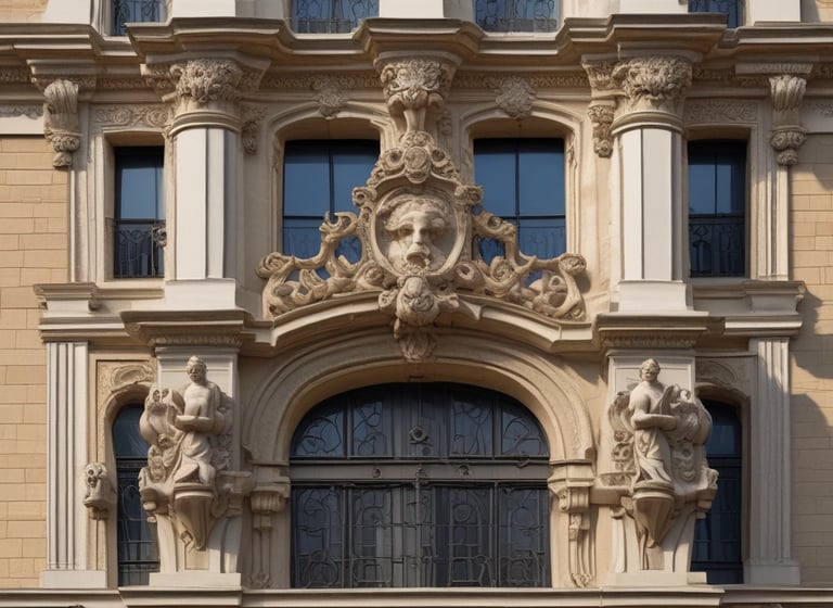 Construction team collaborating on a sustainable building site surrounded by greenery.