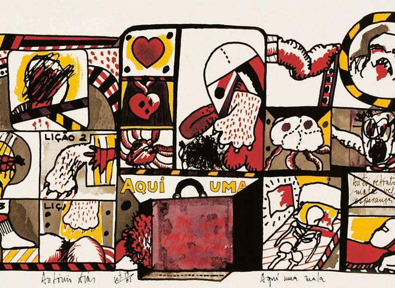 As obras do artista Antonio Dias