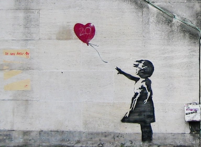 Banksy: obra "Balloon Girl"