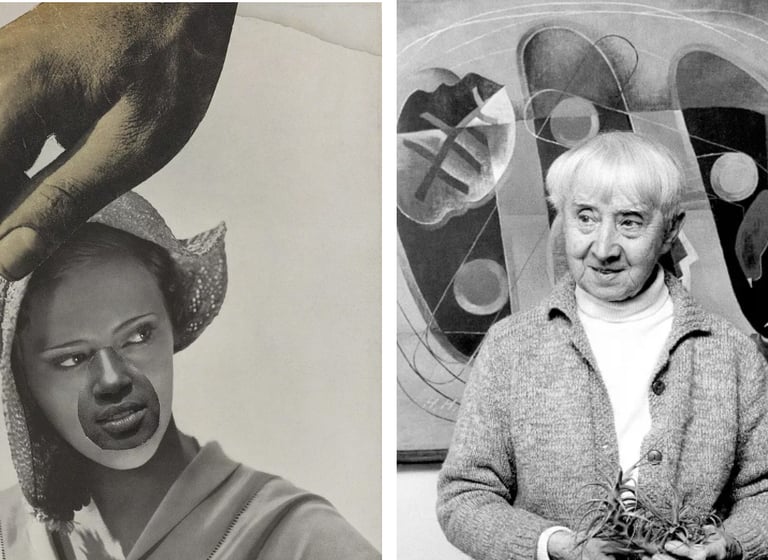  Artistas como Hannah Höch, expandiu o limites da colagem, explorando temas políticos, sociais e cul