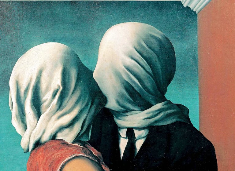 Los amantes de René Magritte