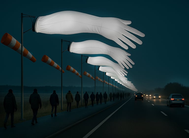 Obra do artista Luzinterruptus