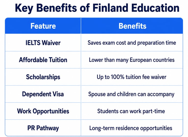 Key benefits of Finland education