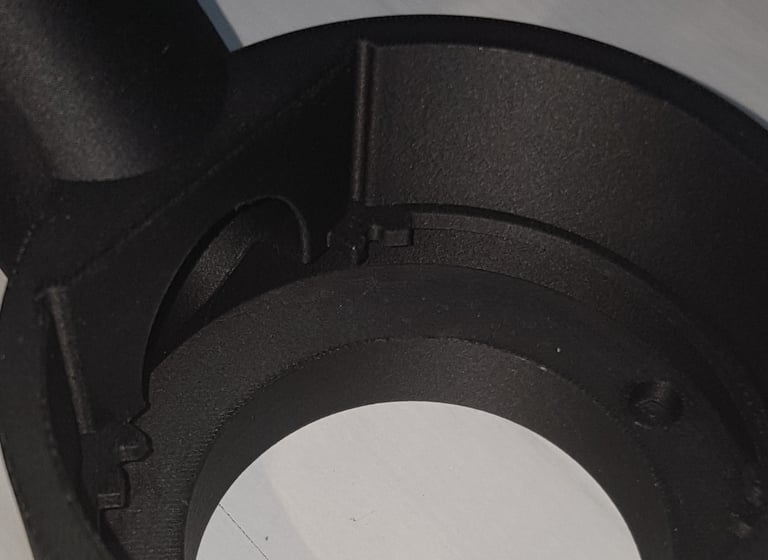 Pièce imprimée en plastique PETG-CF