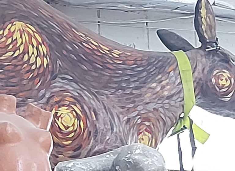 Van Gogh Style Kangaroo.