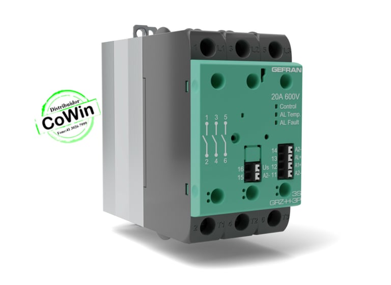 rele de estado sólido trifásico GRSH gefran