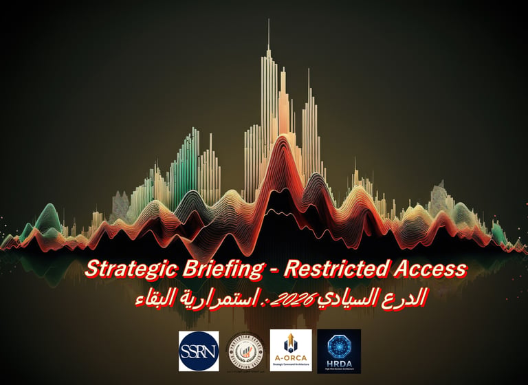 اللواء أيمن سيد الأهل يقدم الدرع السيادي 2026 استمرارية البقاء HRDA framework