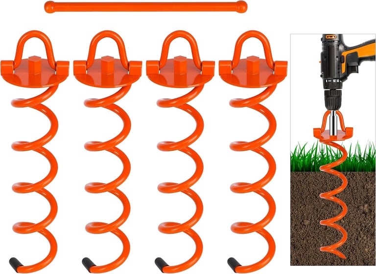 bestselling metal spiral ground stakes