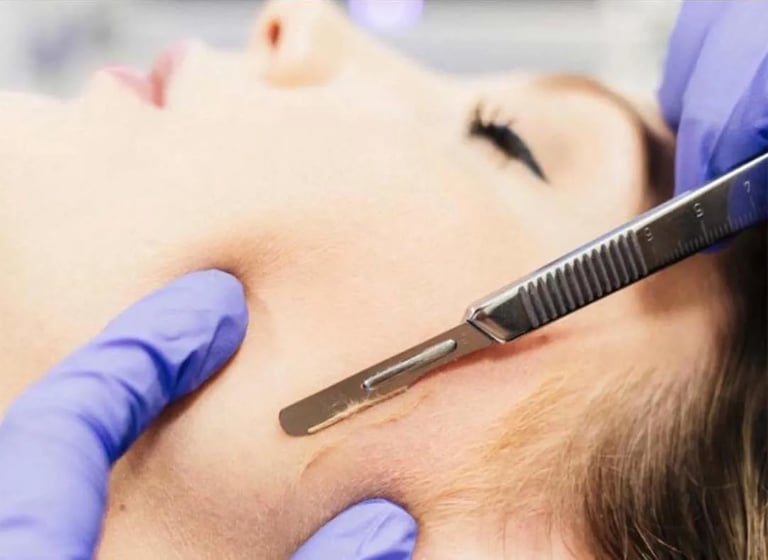 dermaplaning smooth skin