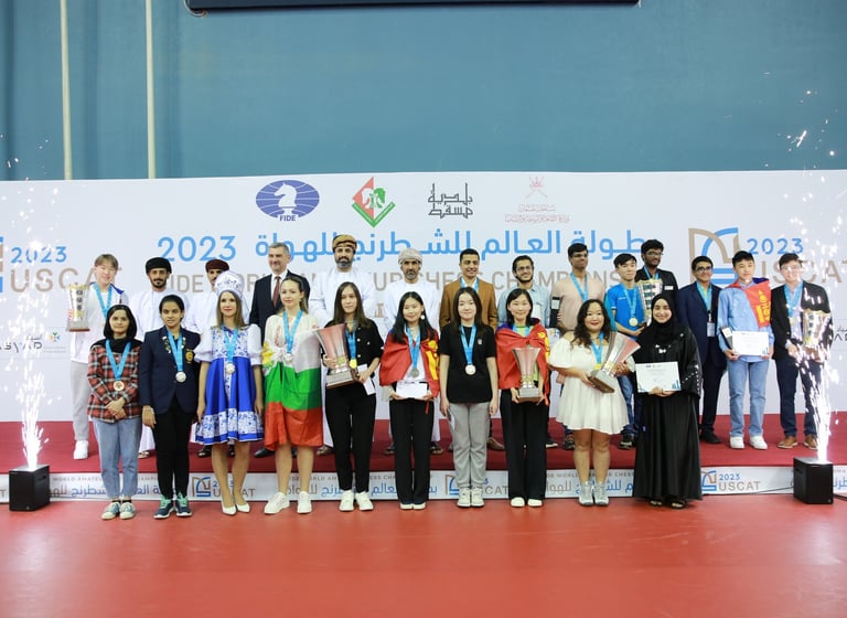 The FIDE World Amateur Chess Championship has concluded today in Muscat, Oman!