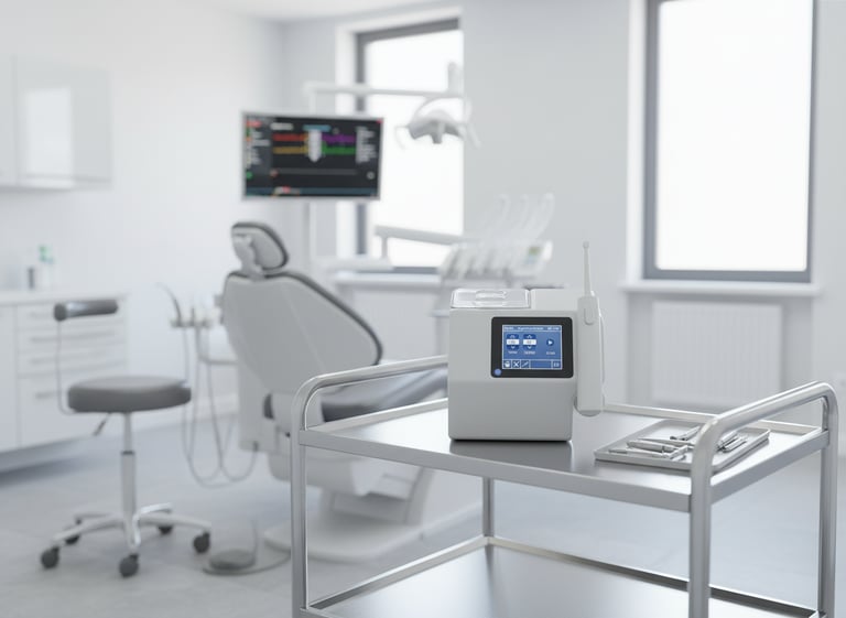 jet dentaire professionnel à l'ozone Aquolab hygiène-precision.com